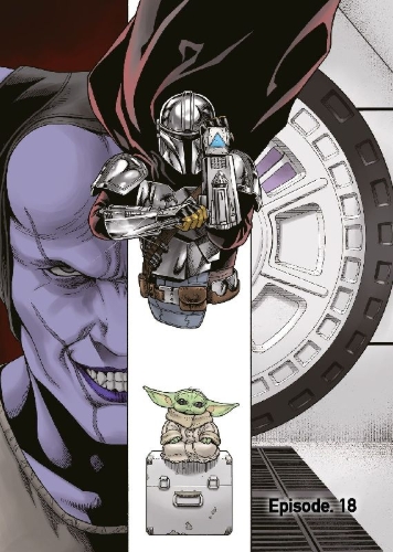 Buchcover und Innenansicht für das Buch: Star Wars: The Mandalorian (Manga) 04