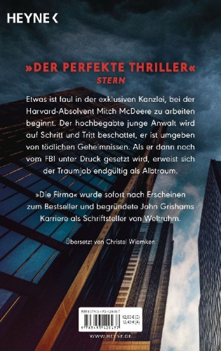 Buchcover und Innenansicht für das Buch: Die Firma