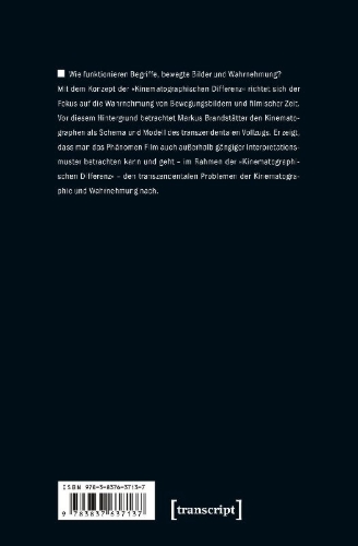 Buchcover und Innenansicht für das Buch: Kinematographische Differenz