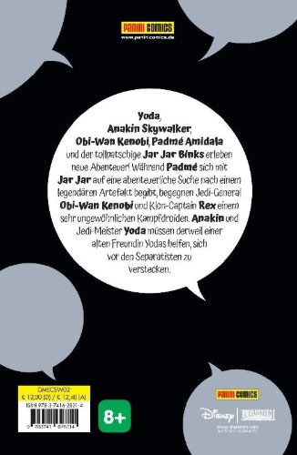 Buchcover und Innenansicht für das Buch: US Star Wars Adventures Vol. 8: Defend the Republic