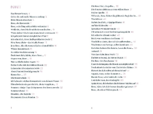 Buchcover und Innenansicht für das Buch: In Rilkes Rosengarten