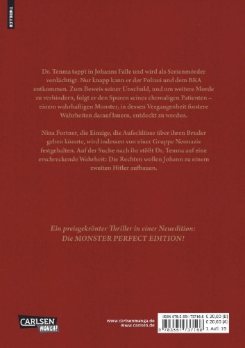 Buchcover und Innenansicht für das Buch: Monster Perfect Edition 2