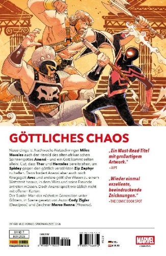 Buchcover und Innenansicht für das Buch: Miles Morales: Spider-Man (2022) #32-#36