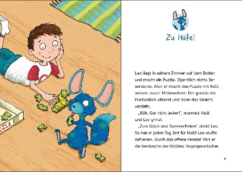 Buchcover und Innenansicht für das Buch: Kalli Wüstenmucks - Jetzt wird's wild! (Band 2)