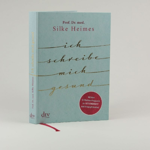 Buchcover und Innenansicht für das Buch: Ich schreibe mich gesund