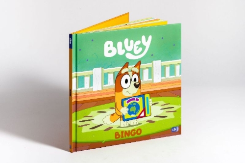 Buchcover und Innenansicht für das Buch: BLUEY - Bingo