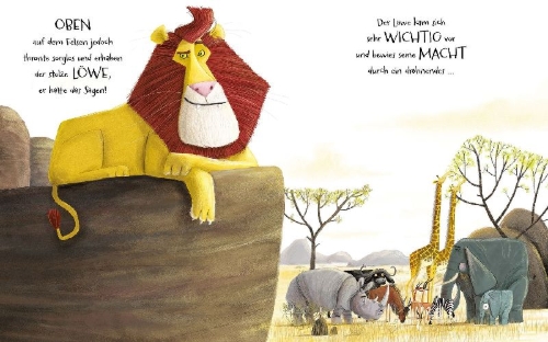 Buchcover und Innenansicht für das Buch: The Lion Inside
