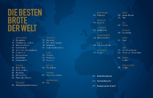 Buchcover und Innenansicht für das Buch: Die besten Brote der Welt