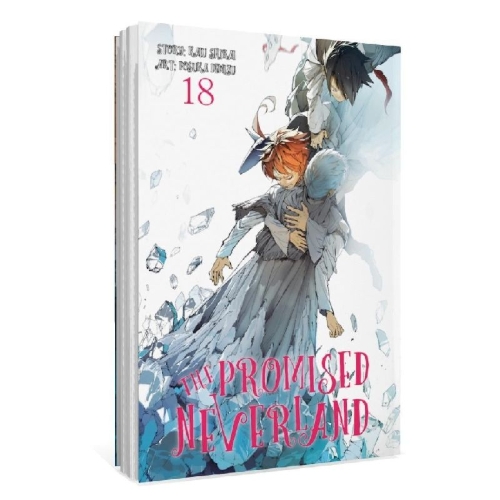 Buchcover und Innenansicht für das Buch: Yakusoku no Neverland
