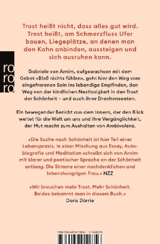 Buchcover und Innenansicht für das Buch: Der Trost der Schönheit
