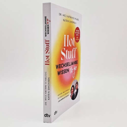 Buchcover und Innenansicht für das Buch: Hot Stuff - Wechseljahre-Wissen to go