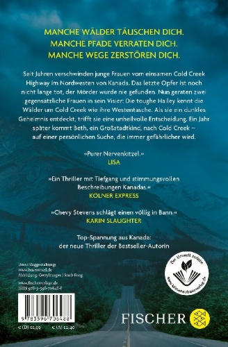 Buchcover und Innenansicht für das Buch: Dark Roads