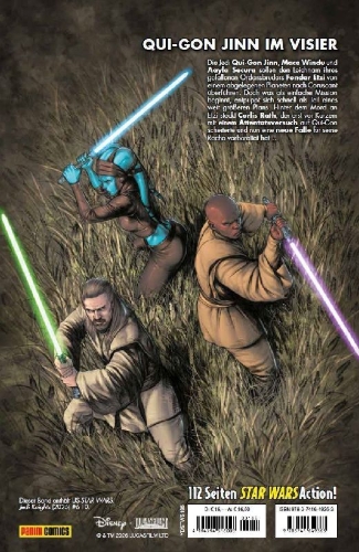 Buchcover und Innenansicht für das Buch: Star Wars: Jedi Knights #6-#10