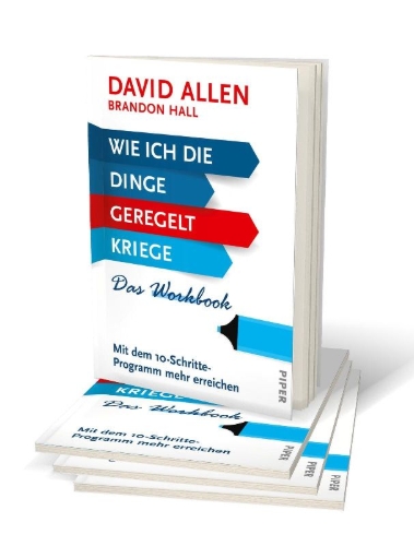 Buchcover und Innenansicht für das Buch: Wie ich die Dinge geregelt kriege - Das Workbook