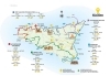 Buchcover und Innenansicht für das Buch: ADAC Roadtrips - Sizilien