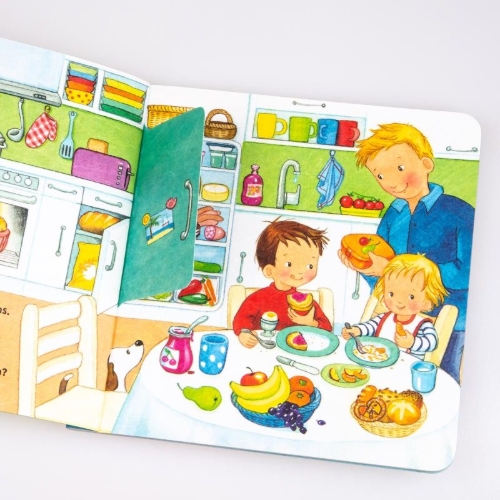 Buchcover und Innenansicht für das Buch: Baby Pixi 84: Mein Lieblingsbuch vom Zuhause
