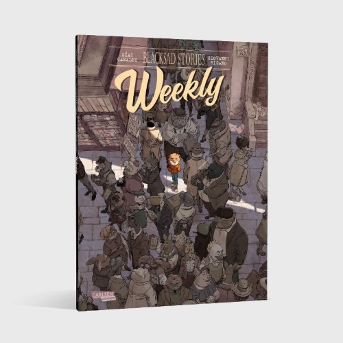 Buchcover und Innenansicht für das Buch: Blacksad Stories - Weekly