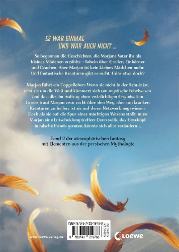 Buchcover und Innenansicht für das Buch: Hidden Creatures (Band 2) - Der Vogel der tausend Geschichten