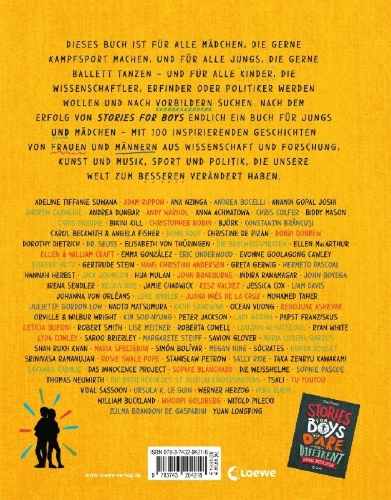 Buchcover und Innenansicht für das Buch: Stories for Kids Who Dare to be Different - Vom Mut, anders zu sein