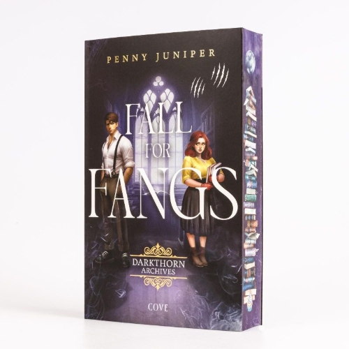 Buchcover und Innenansicht für das Buch: Fall for Fangs (Darkthorn Archives 2)