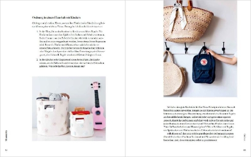Buchcover und Innenansicht für das Buch: Minimalista. Your Step-by-Step Guide to a Better Home, Wardrobe, and Life