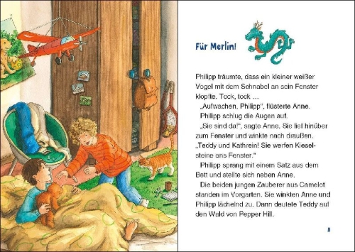 Buchcover und Innenansicht für das Buch: Das magische Baumhaus junior (Band 34) - Drachenabenteuer bei den Samurai