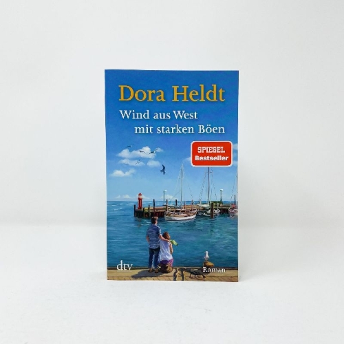 Buchcover und Innenansicht für das Buch: Wind aus West mit starken Böen