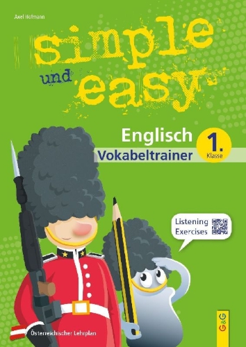 Buchcover und Innenansicht für das Buch: simple und easy Englisch 1 - Vokabeltrainer