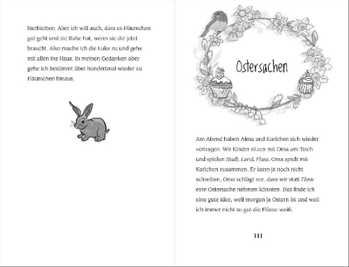 Buchcover und Innenansicht für das Buch: Lisis Glückspilztage