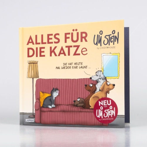 Buchcover und Innenansicht für das Buch: Uli Stein für Tierfreunde: Alles für die Katz(e)