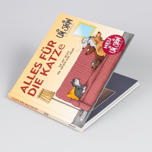Buchcover und Innenansicht für das Buch: Uli Stein für Tierfreunde: Alles für die Katz(e)