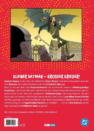 Buchcover und Innenansicht für das Buch: Little Batman: Month One #1-#2