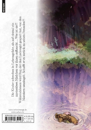 Buchcover und Innenansicht für das Buch: Yakusoku no Neverland