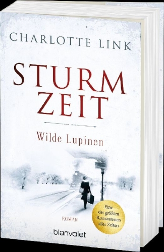 Buchcover und Innenansicht für das Buch: Sturmzeit - Wilde Lupinen