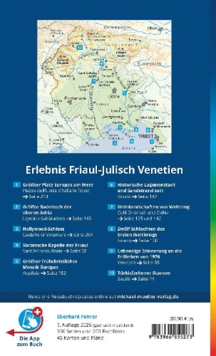 Buchcover und Innenansicht für das Buch: MICHAEL MÜLLER Reiseführer Friaul-Julisch Venetien