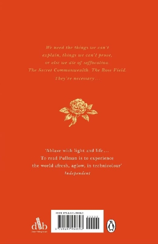 Buchcover und Innenansicht für das Buch: The Rose Field: The Book of Dust Volume Three