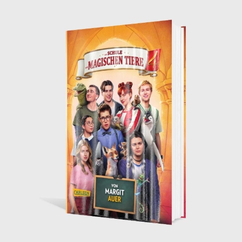 Buchcover und Innenansicht für das Buch: Die Schule der magischen Tiere: Das Buch zum Film 4