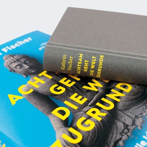 Buchcover und Innenansicht für das Buch: Achtsam geht die Welt zugrunde