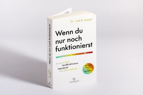 Buchcover und Innenansicht für das Buch: High functioning. Overcome Your Hidden Depression and Reclaim Your Joy