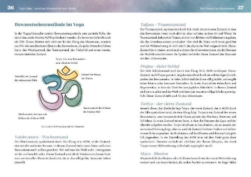 Buchcover und Innenansicht für das Buch: Yoga Nidra - die Kunst der tiefen Entspannung