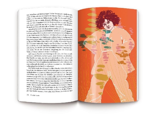 Buchcover und Innenansicht für das Buch: Dichterinnen & Denkerinnen