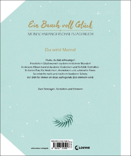 Buchcover und Innenansicht für das Buch: Mon Album De Grossesse