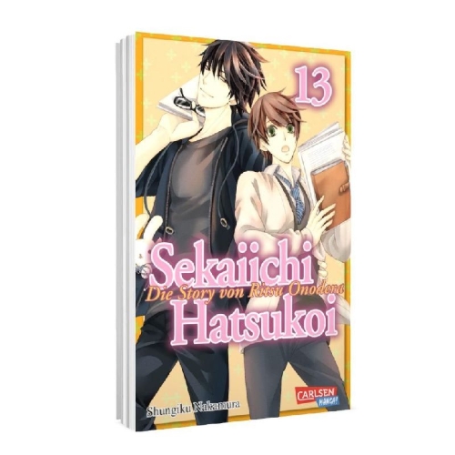 Buchcover und Innenansicht für das Buch: Sekaiichi Hatsukoi