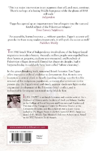 Buchcover und Innenansicht für das Buch: The Ethnic Cleansing of Palestine