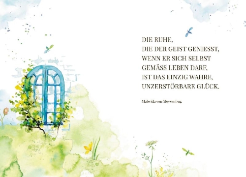Buchcover und Innenansicht für das Buch: Nimm dir Zeit zum Durchatmen