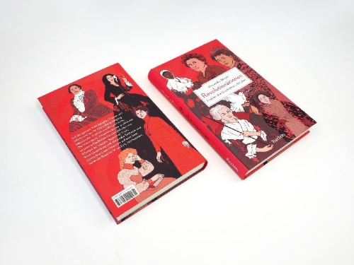 Buchcover und Innenansicht für das Buch: Revolutionärinnen. Frauen, die Geschichte schrieben