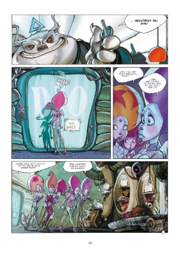 Buchcover und Innenansicht für das Buch: Sky Doll - L'Integrale