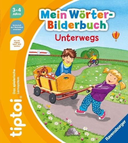 Buchcover und Innenansicht für das Buch: tiptoi® Mein Wörter-Bilderbuch Unterwegs
