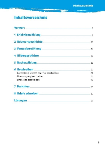 Buchcover und Innenansicht für das Buch: 10-Minuten-Training Texte schreiben. Deutsch 5./6. Klasse