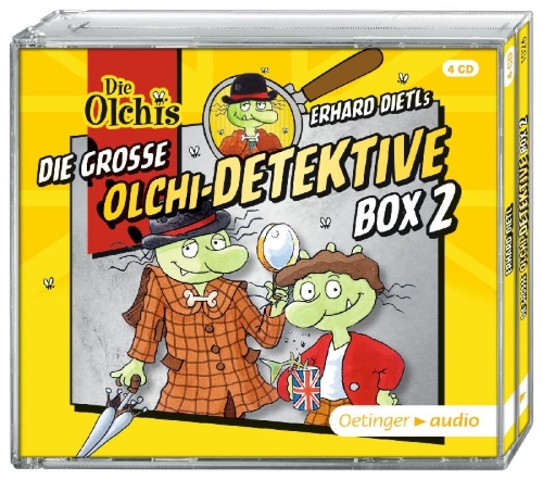 Buchcover und Innenansicht für das Buch: Die große Olchi-Detektive Box 2 (4CD)
